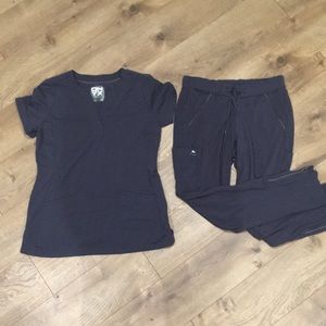 Pewter Healing Hands Onyx Scubs